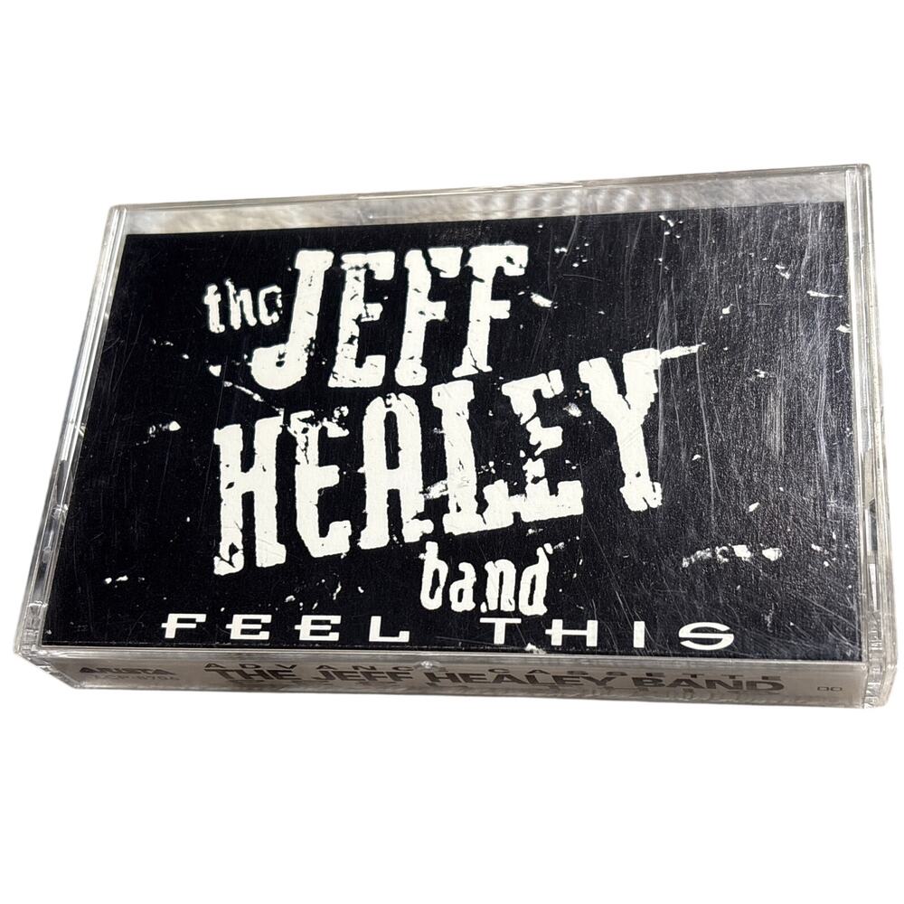 RARE ADV PROMO Jeff Healey Band CASSETTE TAPE Feel This PAUL SHAFFER Survivor
